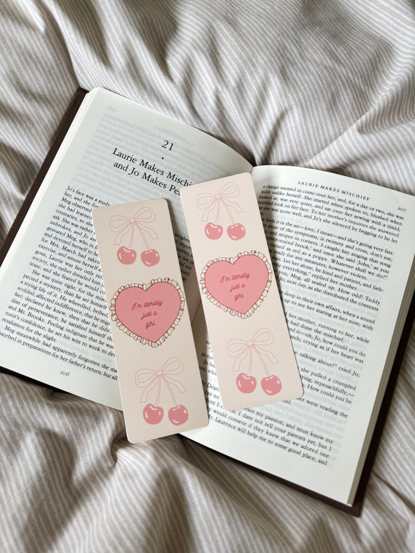 Literally just a girl bookmark