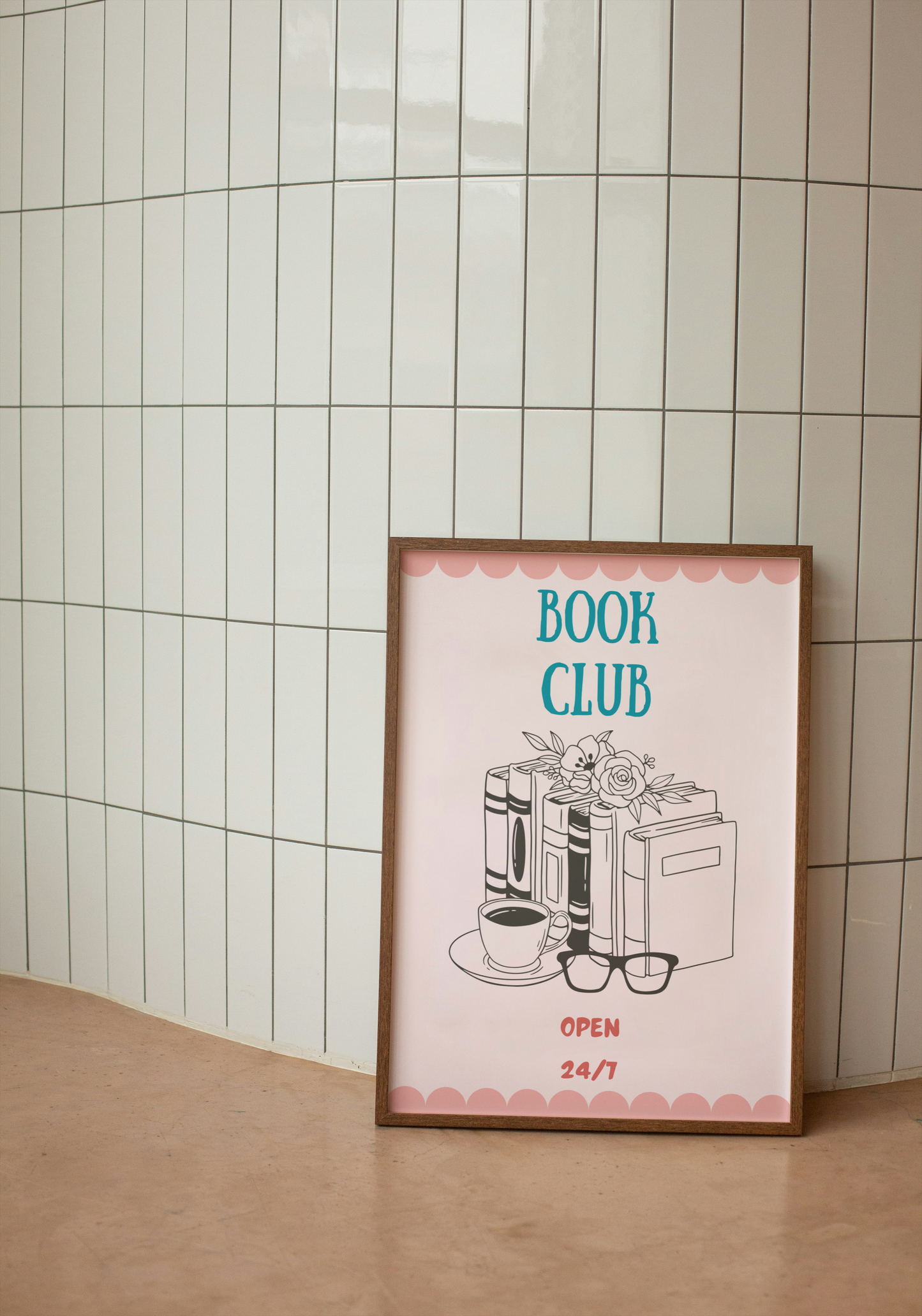 Book club Art Print