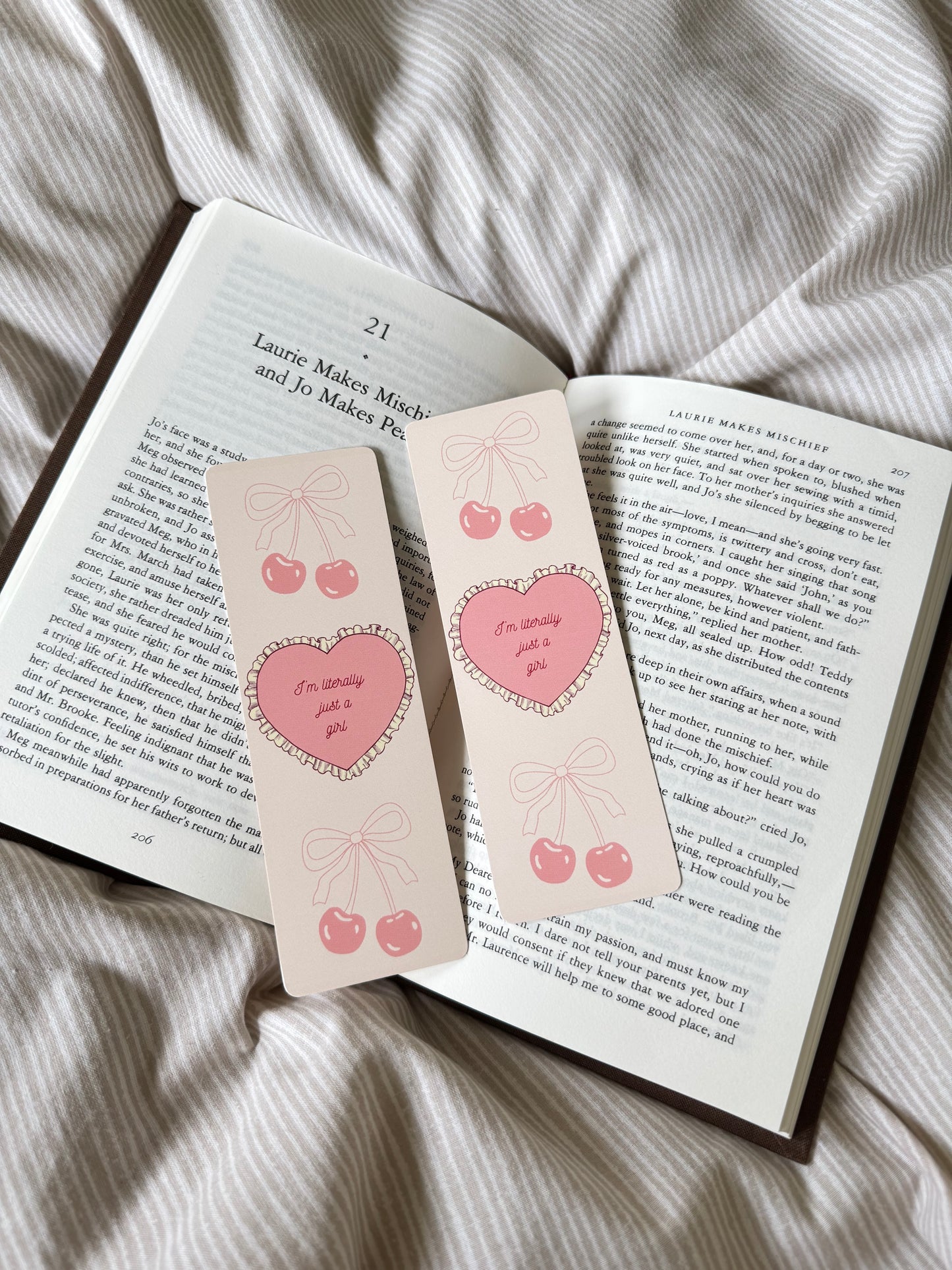 Literally just a girl bookmark