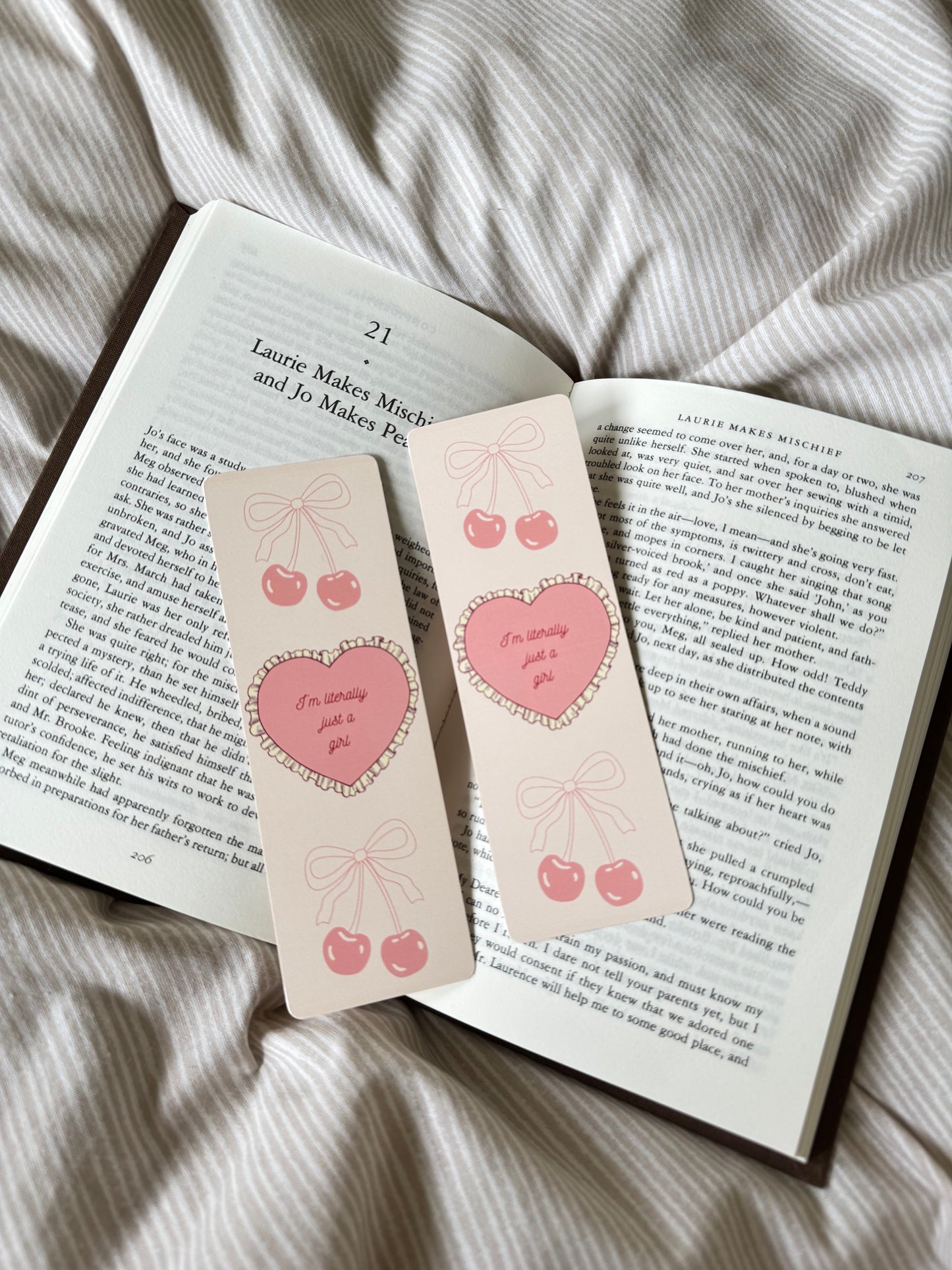 Literally just a girl bookmark