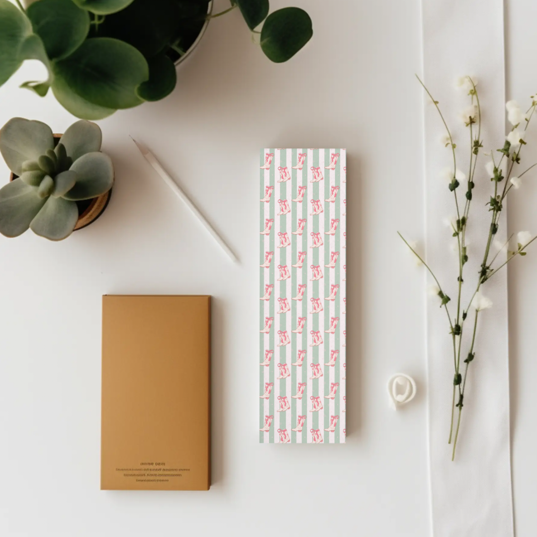 Green striped Bookmark