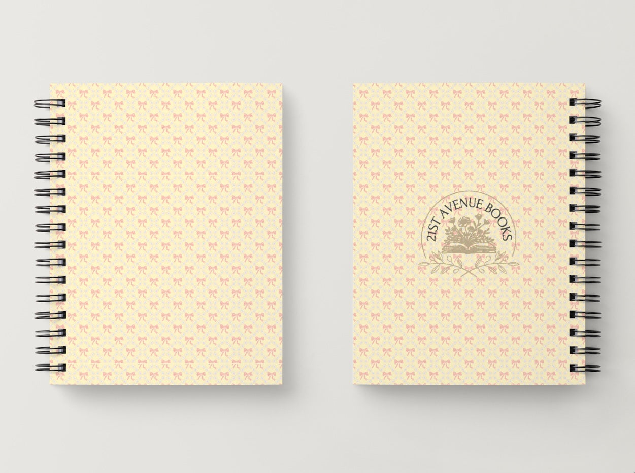 Pastel Bow notebook