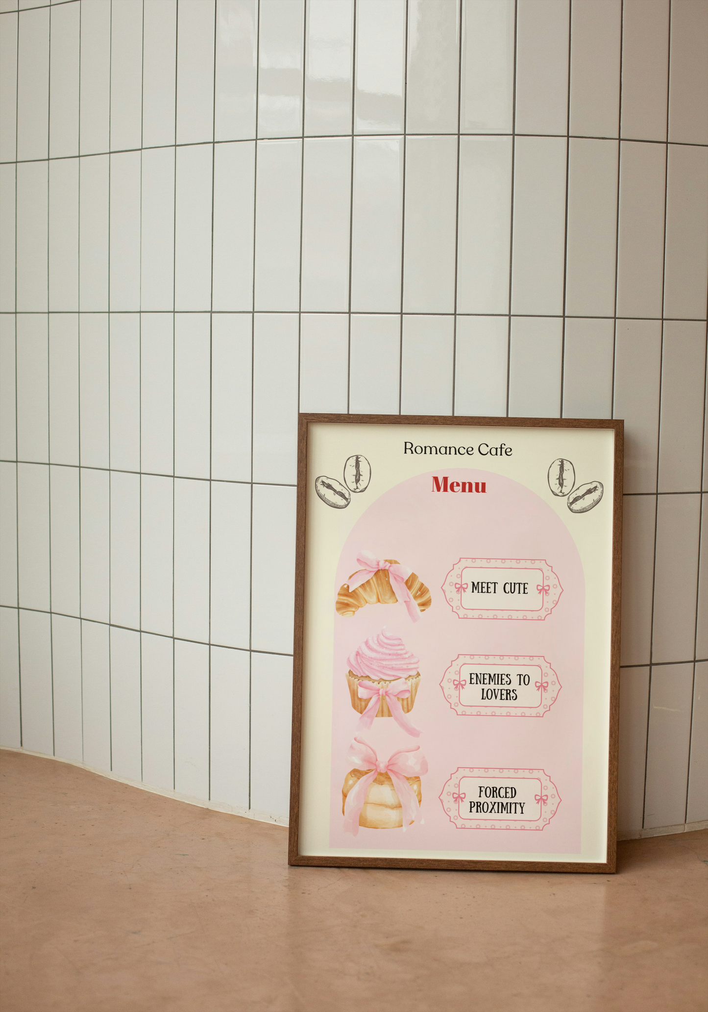 Café romance trope Art Print
