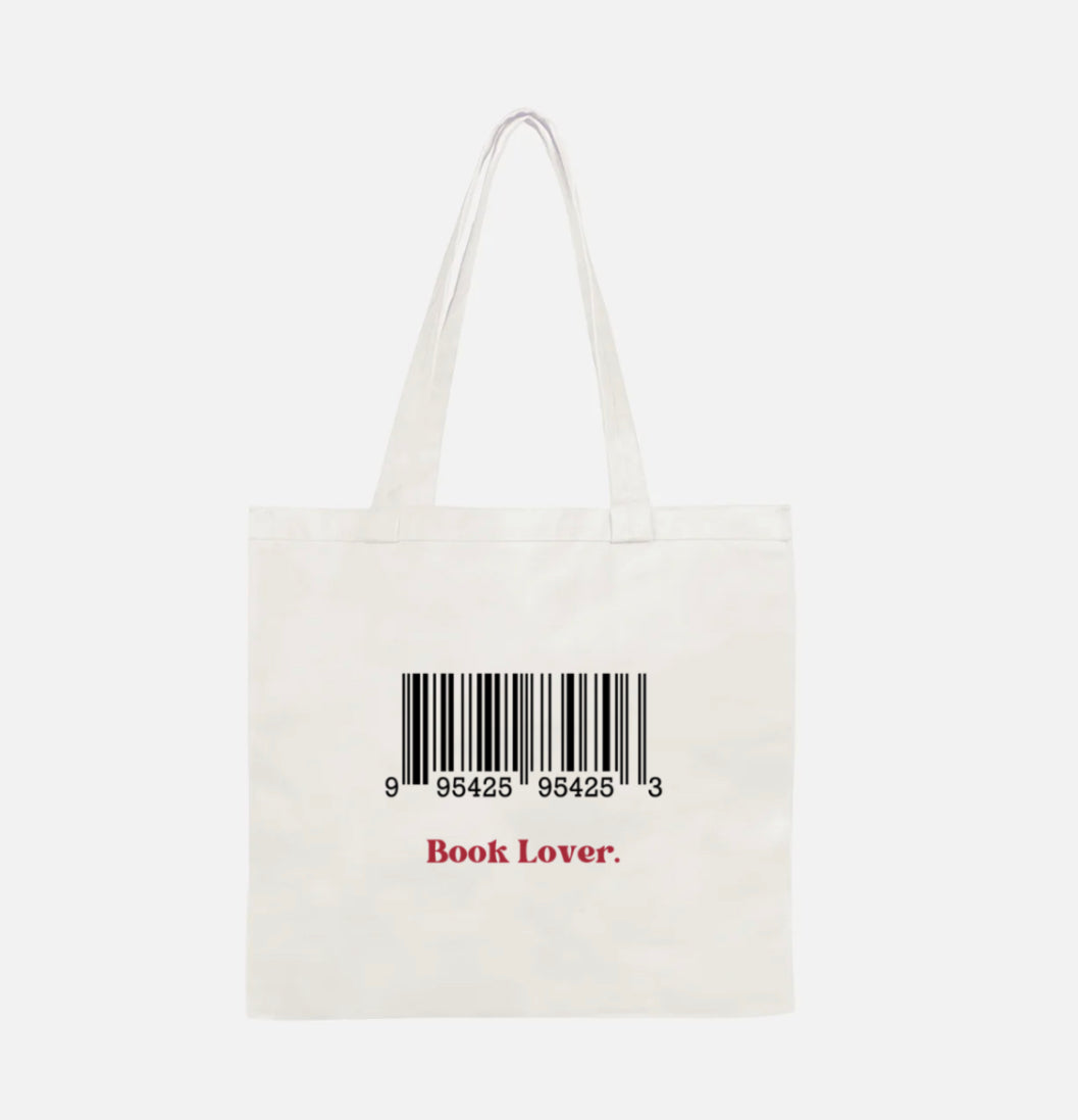 Book Lover barcode Tote