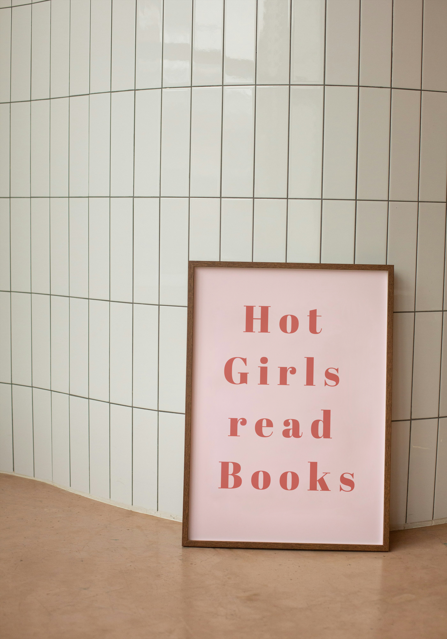 Hot Girls Read Books Art Print