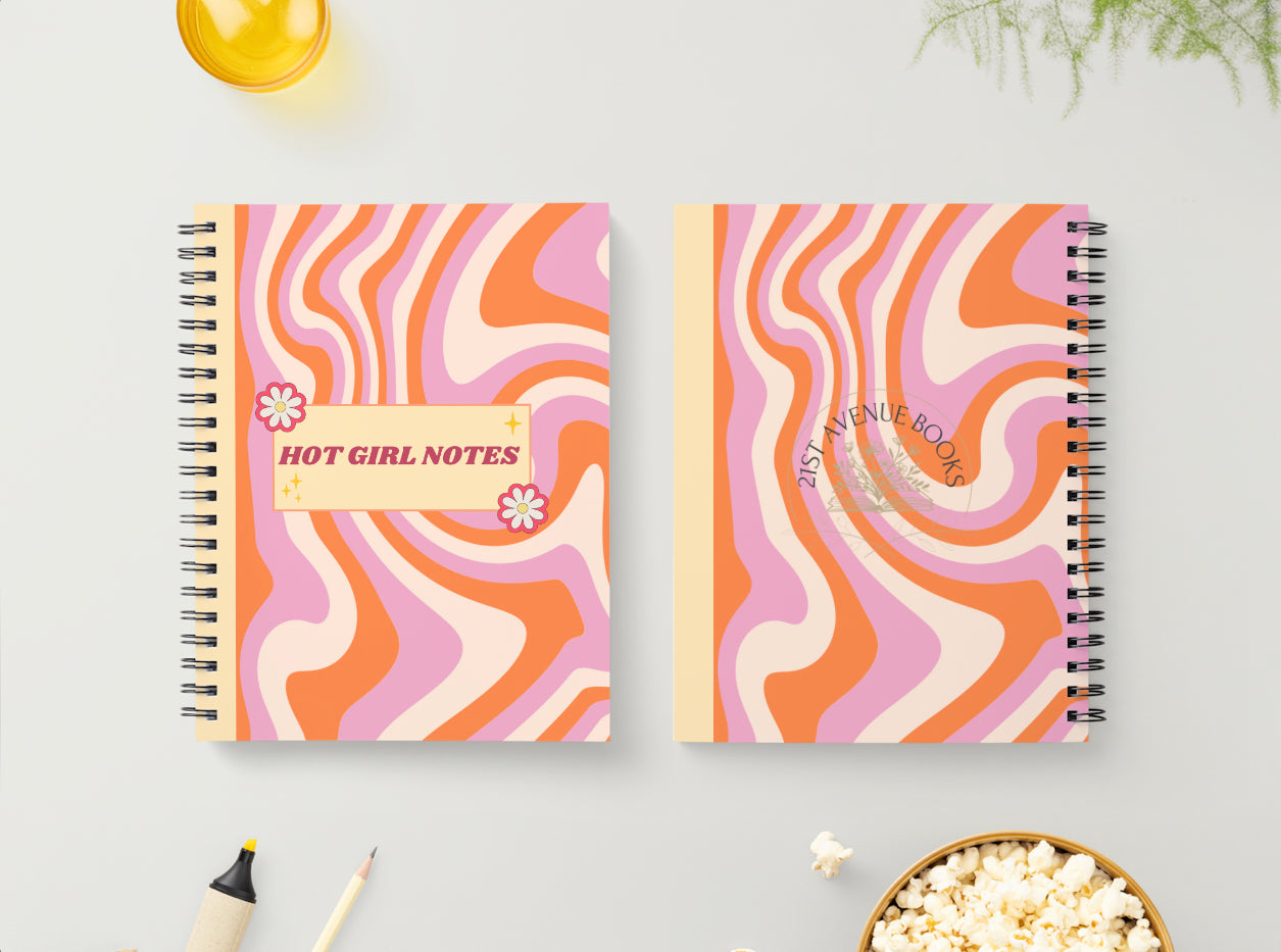 Hot Girl Notes notebook