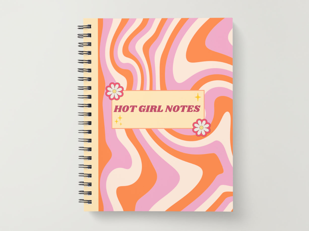 Hot Girl Notes notebook